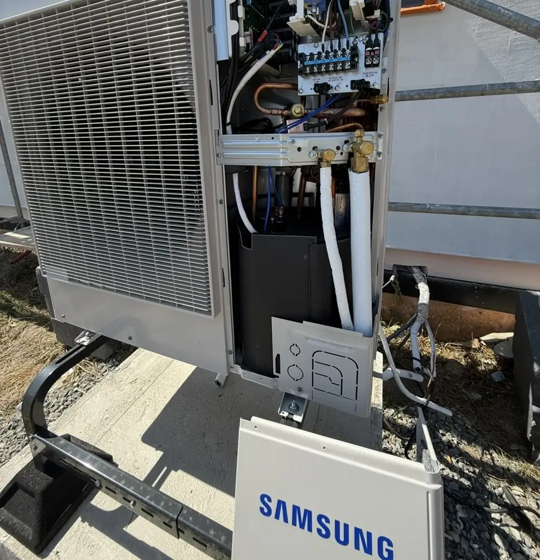 Montáž a zapojenie vonkajšej jednotky Samsung – Klimawell