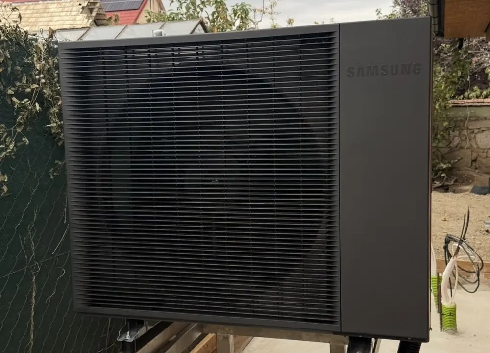 Tepelné čerpadlo Samsung vzduch-voda – naša montáž, Levice
